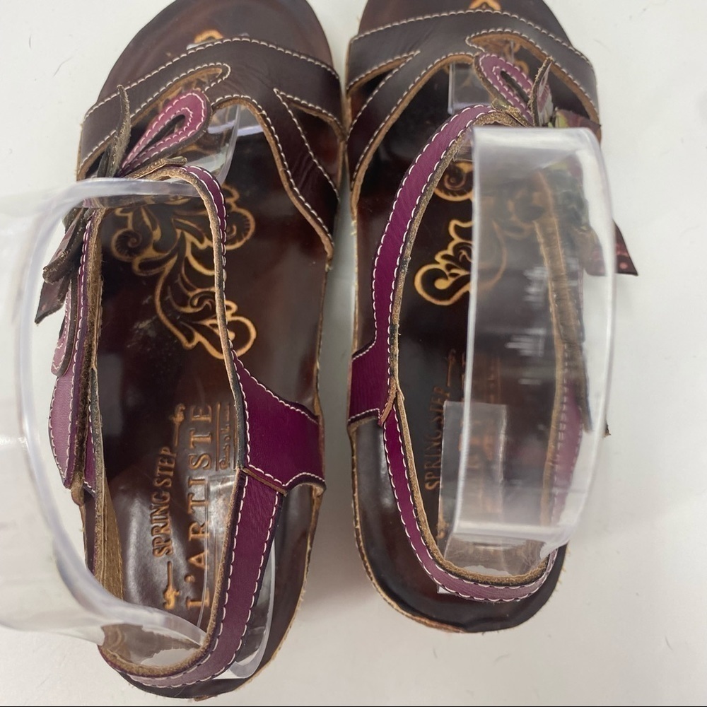 L’Artiste by Spring Step Pelagia floral sling back sandals. 37 EU - Picture 10 of 13